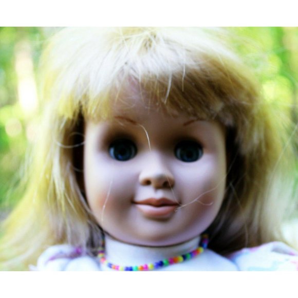 1998 Battat 18" Doll Blond Hair Blue Eyes 3-pc Outfit Socks Panties Undershirt - Picture 8 of 12